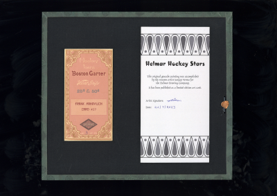 Picture, Helmar Brewing, Hockey Icers Card # 27, Frank MAHOVLICH, Setting Sun, Toronto Maple Leafs